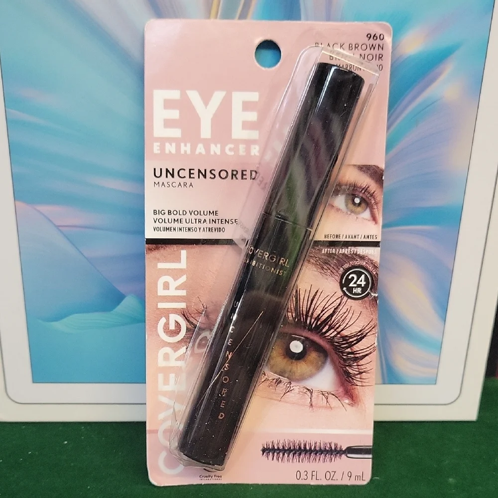 COVERGIRL Eye Enhancers Mascara 960 Black Brown New Sealed Package